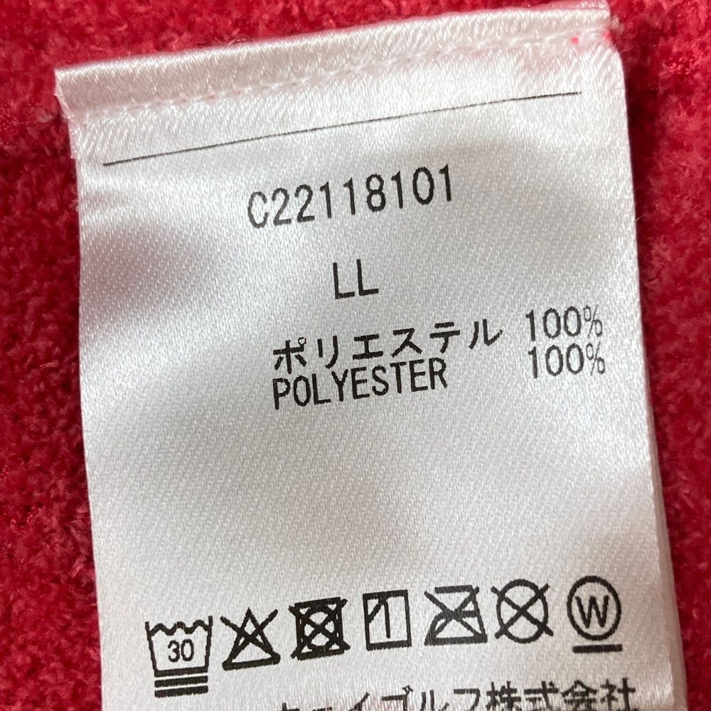 サイズ：LL CALLAWAY キャロウェイ パイル パーカー レッド系