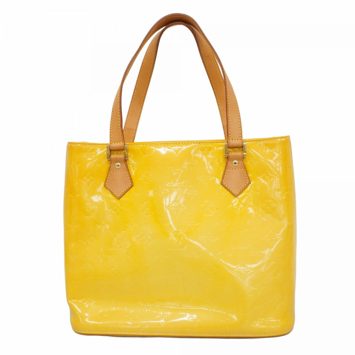 6ac2746】ルイヴィトン トートバッグ ヴェルニ ヒューストン M91055