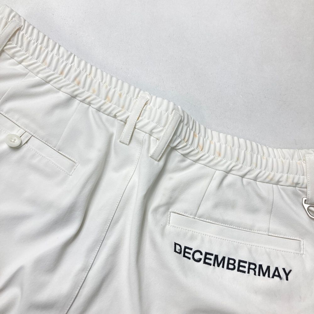 サイズ：XL DECEMBERMAY ディセンバーメイ ストレッチパンツ ホワイト