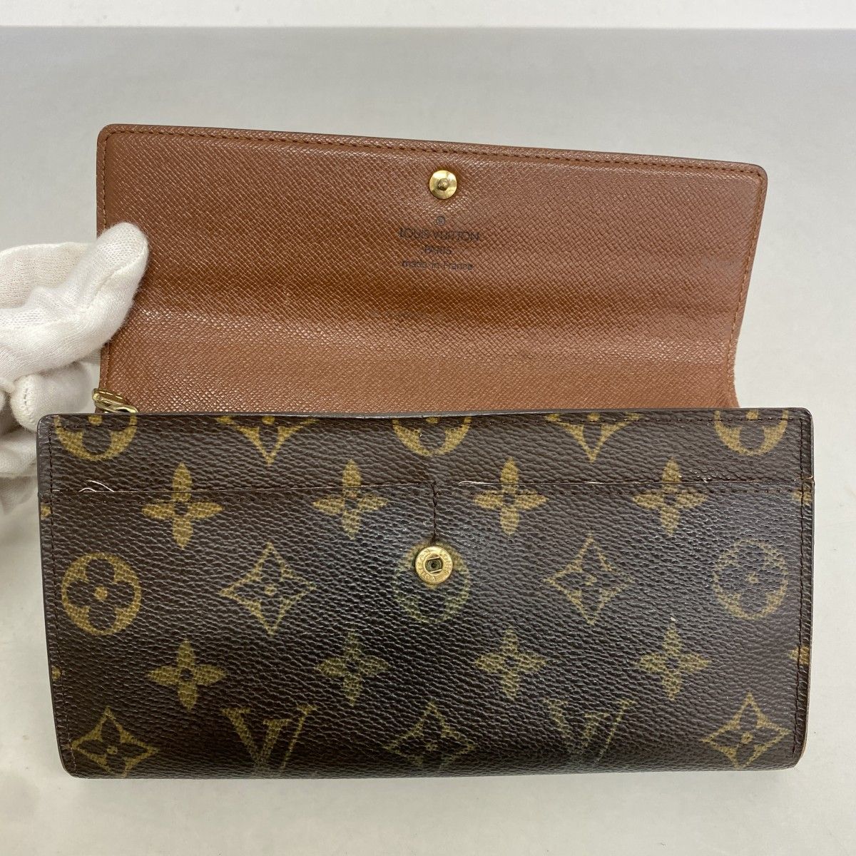 6ac2868】ルイヴィトン 長財布 モノグラム ポシェットポルトモネ