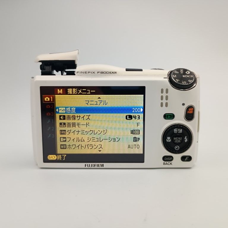 FUJIFILM FINEPIX F800EXR White コンパクトデジタルカメラ - メルカリ