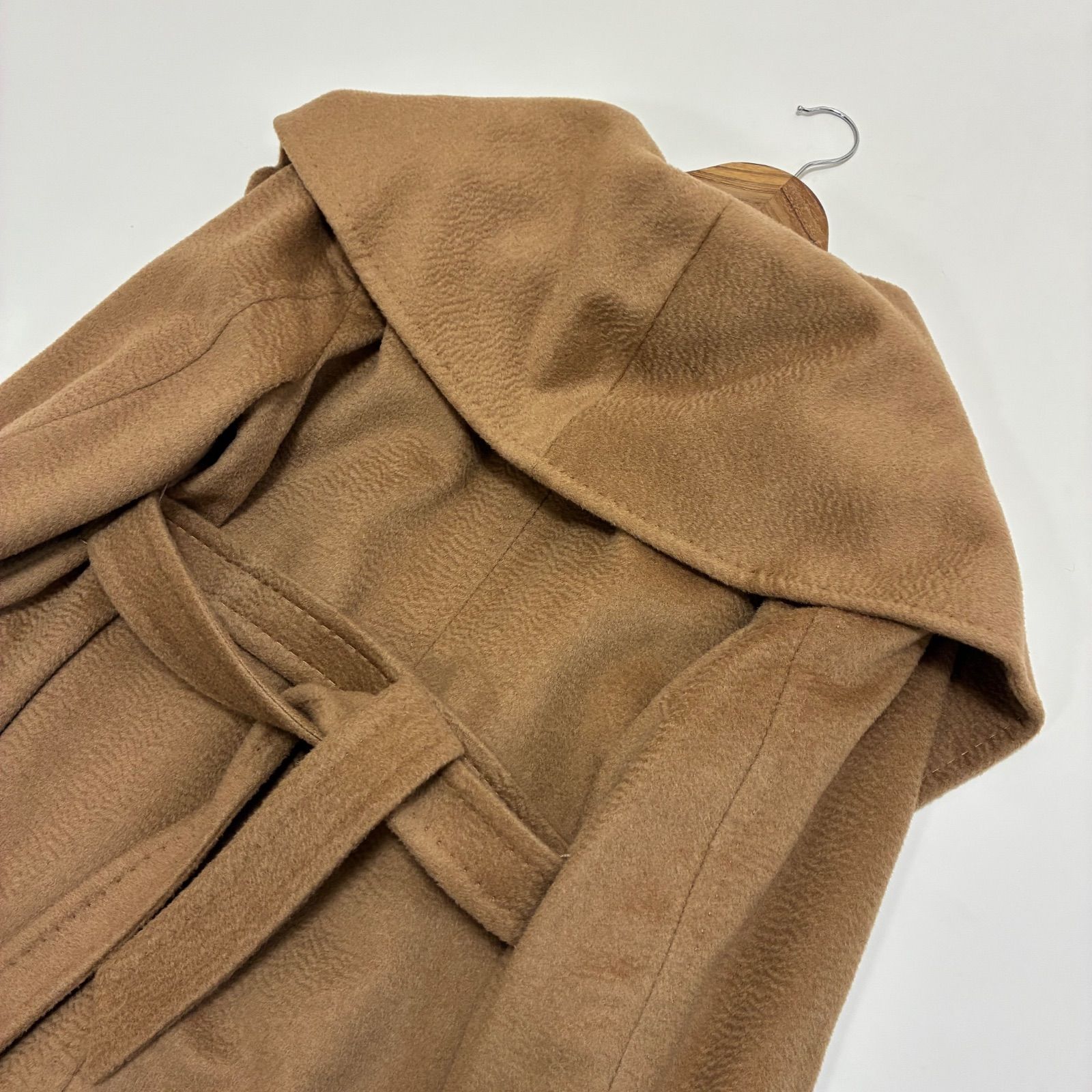 MaxMara マックスマーラ☆キャメル100% ミンクファー ロングコート