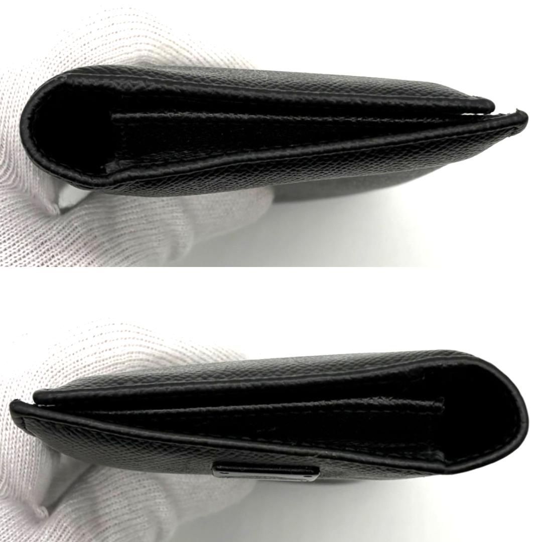 Dolce & Gabbana ドルチェ＆ガッバーナ レザー 長財布 ブラック ロゴ