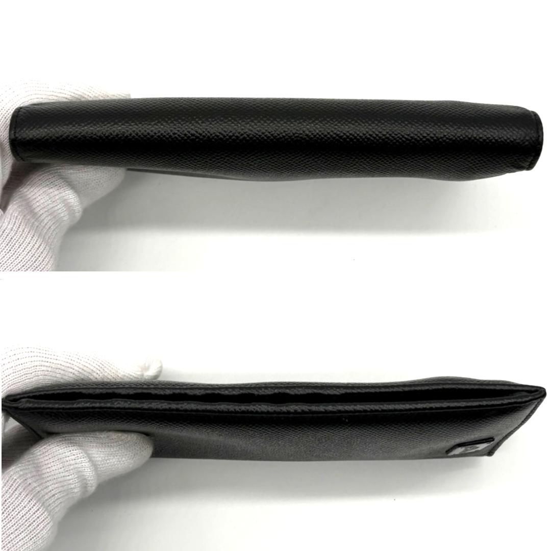 Dolce & Gabbana ドルチェ＆ガッバーナ レザー 長財布 ブラック ロゴ