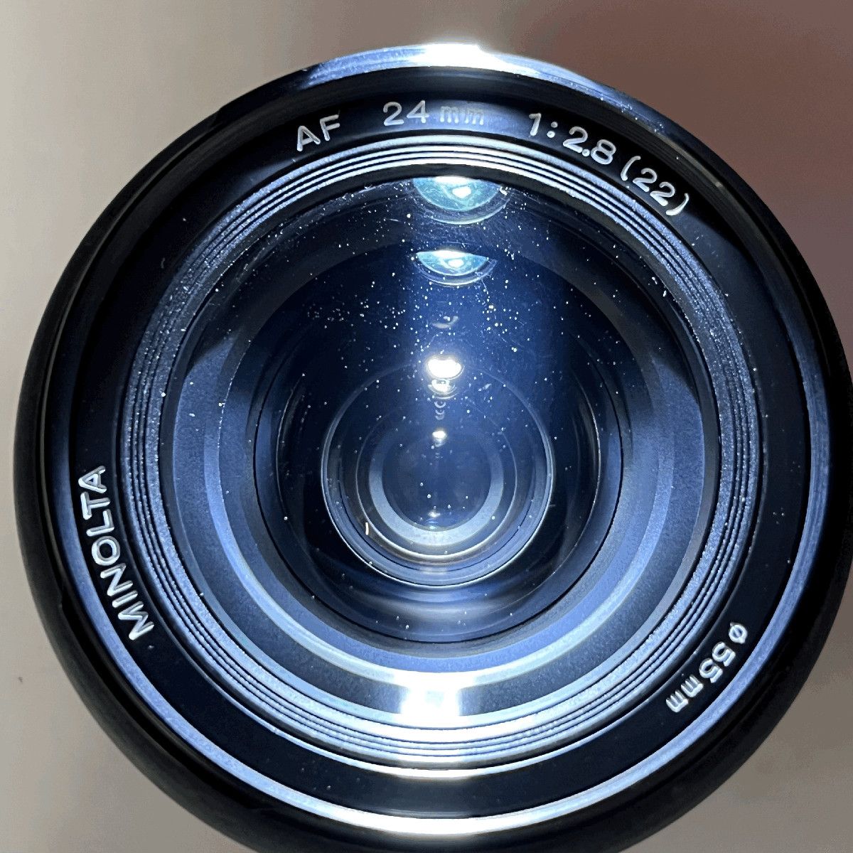 Minolta ミノルタ Af 24mm f/2.8 Black レンズ A-mount動作確認済み
