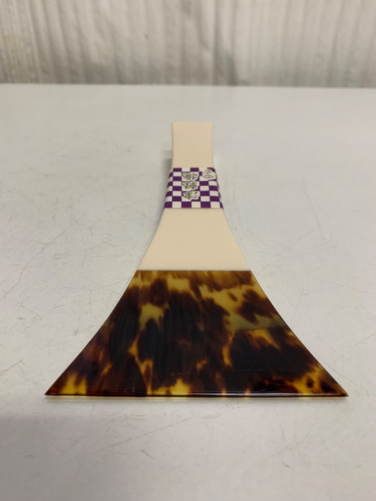 三味線　ふじ印 バチ べっ甲 三味線バチ べっ甲 ふじ印 専用ケース付き 三味線 バチ 天然素材 鼈甲