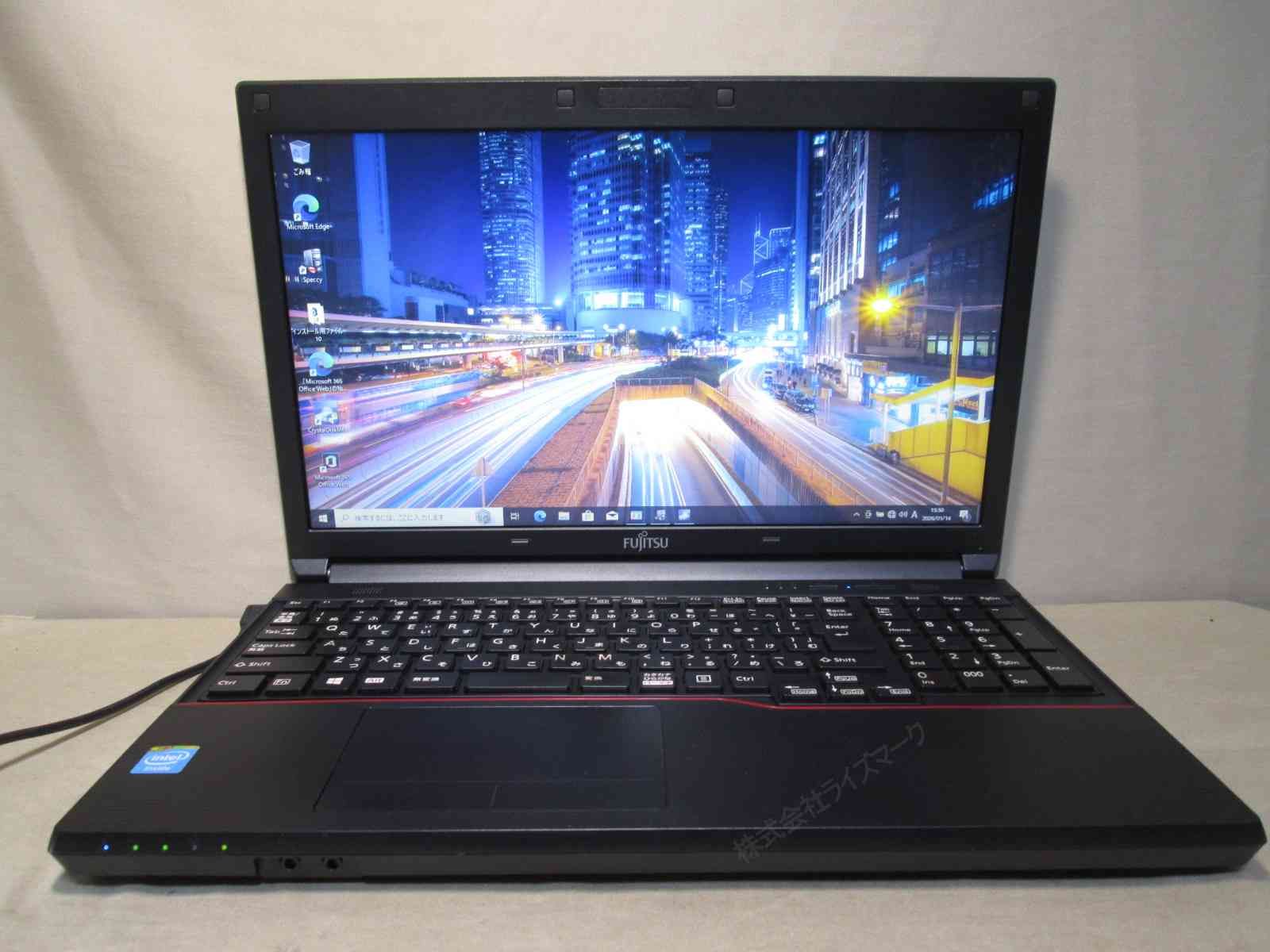 富士通 LIFEBOOK A553/HX【Celeron 1000M 1.8GHz】 【Windows10 Pro