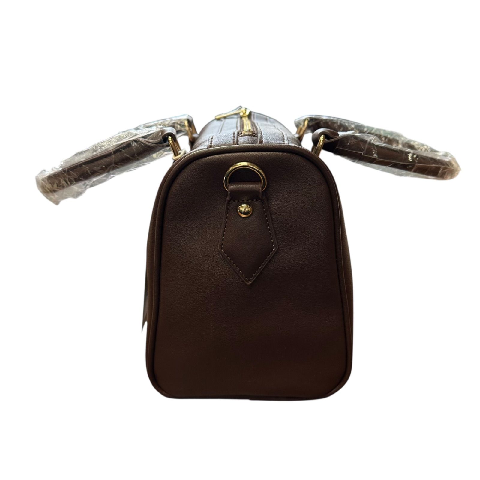 RANDEBOO Minimal boston bag ダークブラウン 【公式通販】