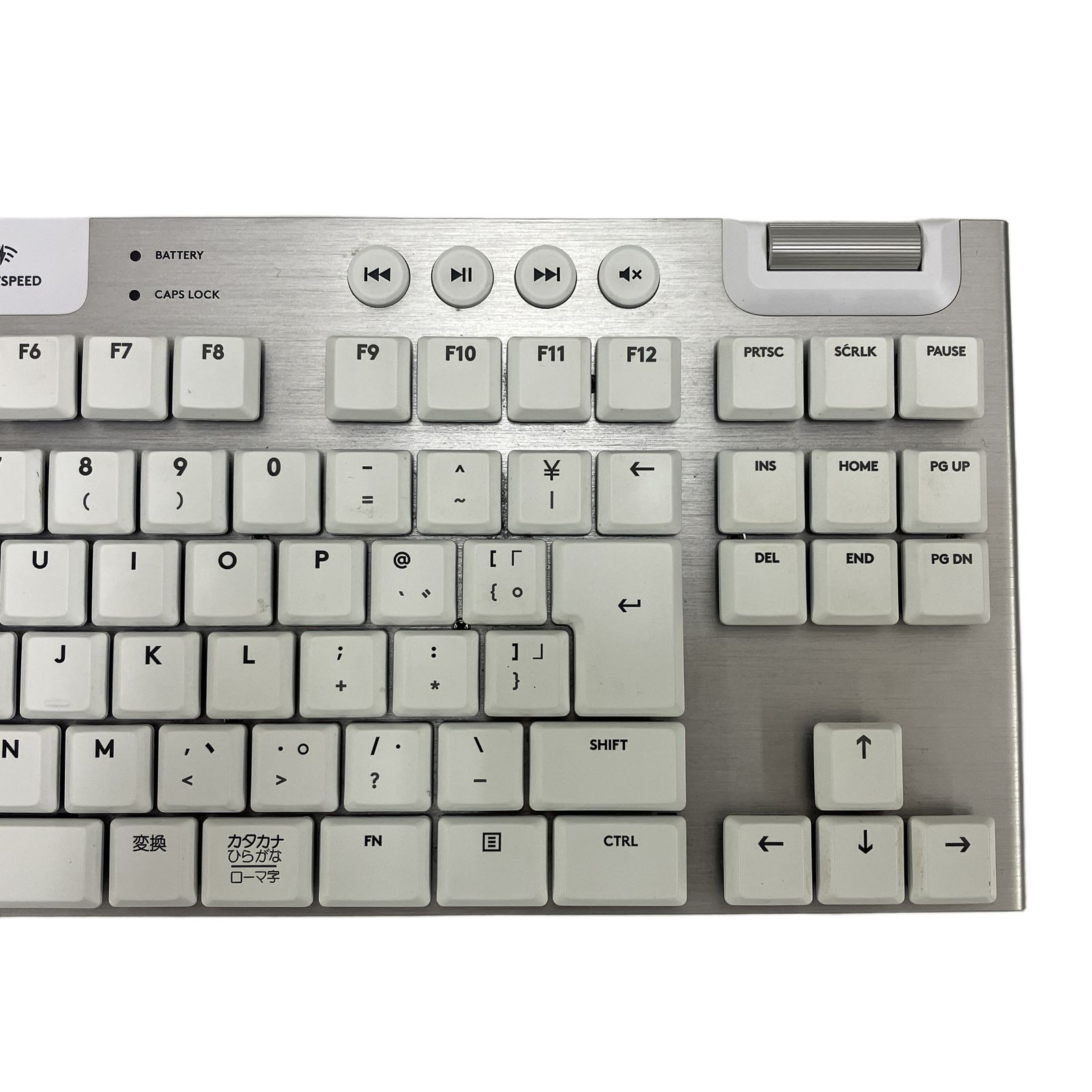 【中古美品/箱あり】G 913 TKL ホワイト Logicool G913 TKL YR0076 ホワイト ワイヤレス ゲーミングキーボード