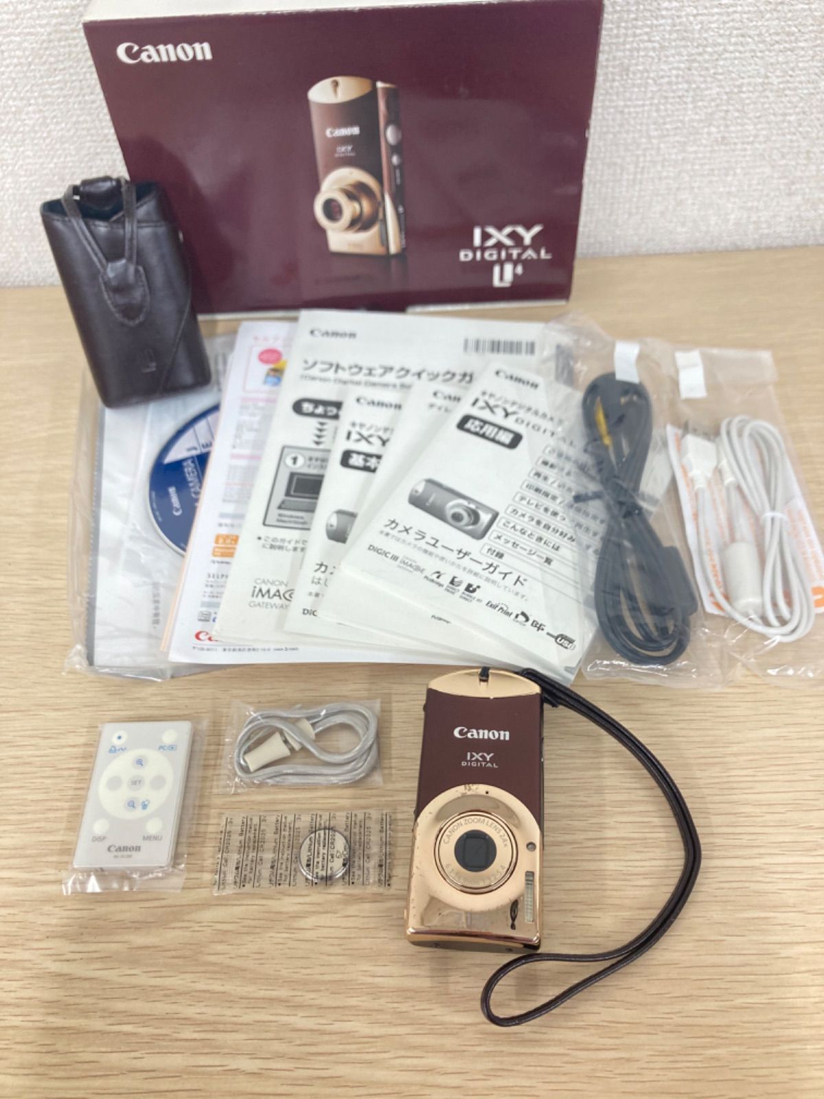 4 動作未確認 キャノン Canon コンパクトデジタルカメラ IXY DIGITAL