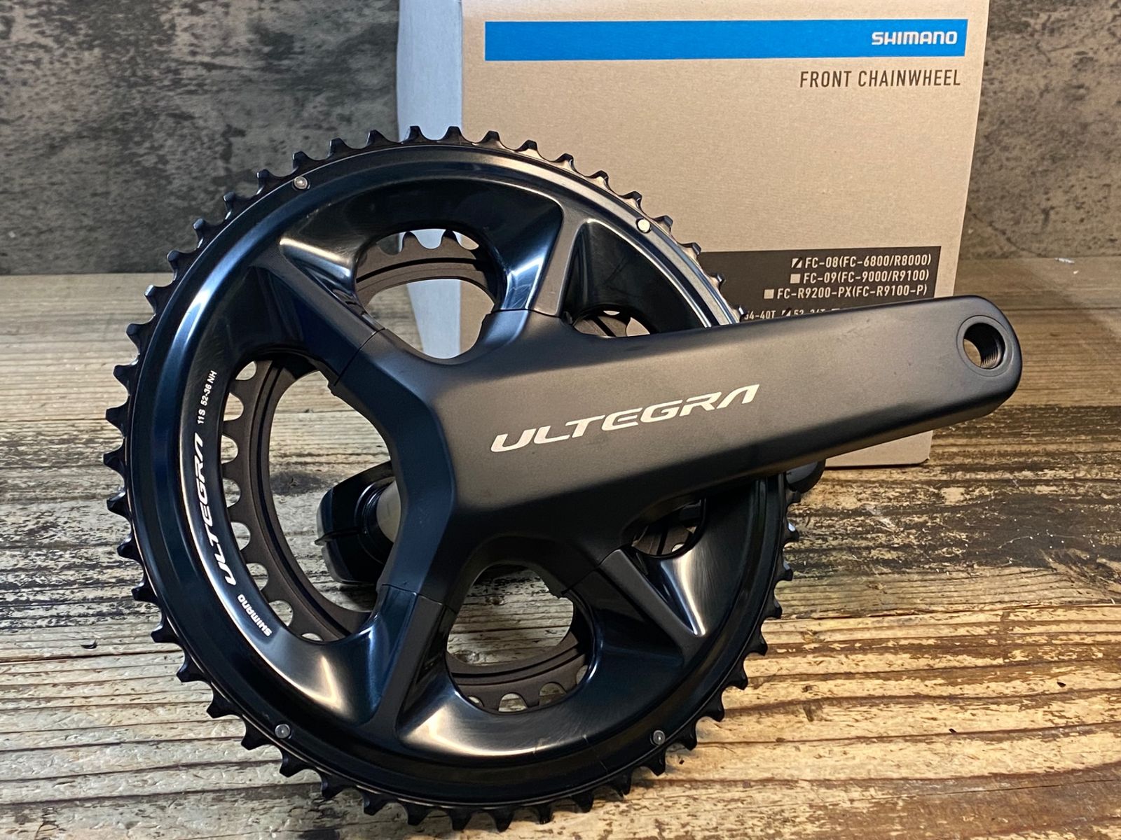 JH209 シマノ SHIMANO アルテグラ ULTEGRA FC-08 クランクセット 52
