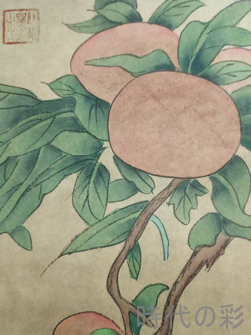 中国古美術.清時代.冷枚款.花鳥図.宣紙画.三尺手描き.肉筆.掛け軸.絵画