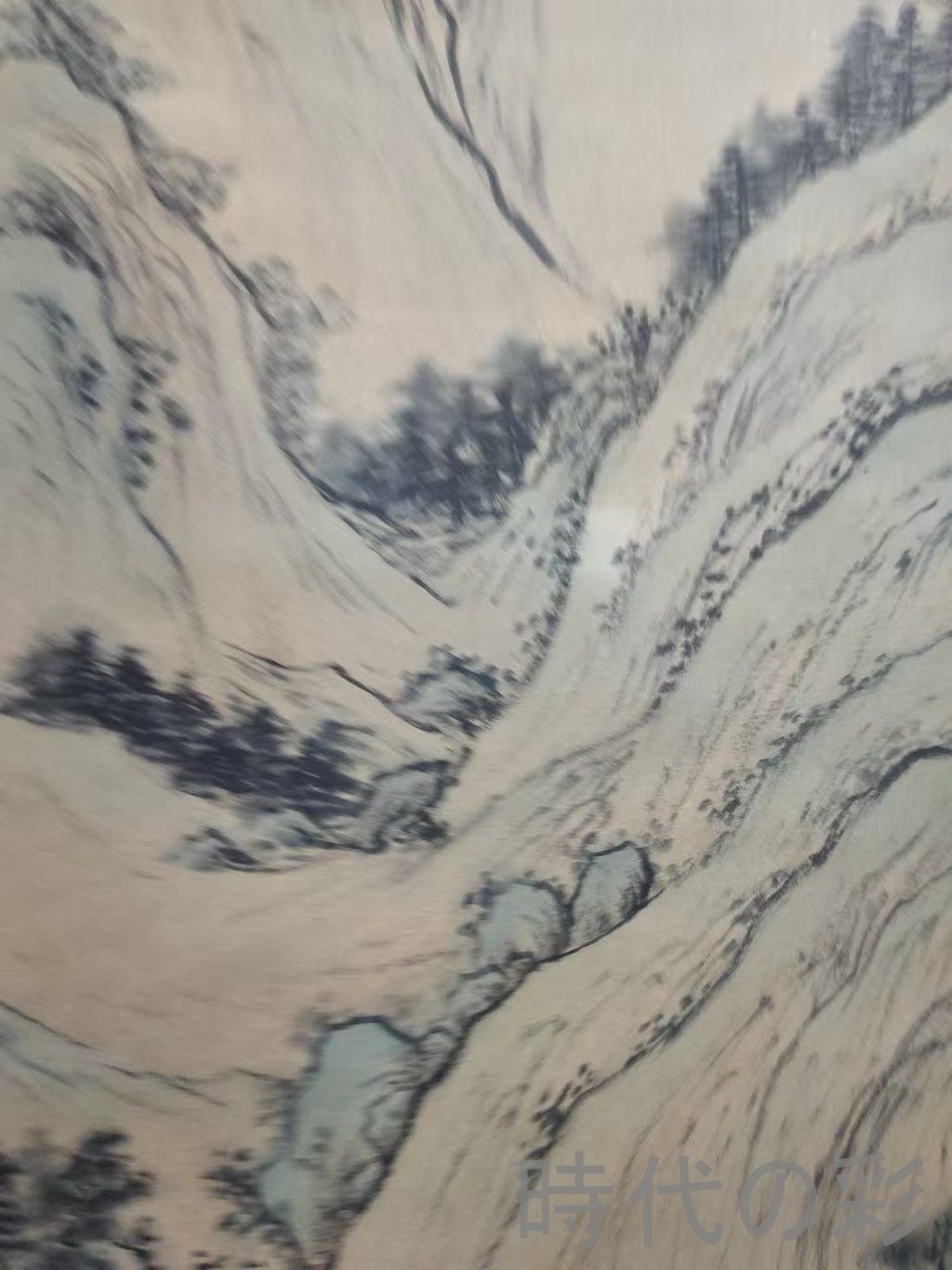中国古美術 清代 王原祁作款 山水画 水墨画 宣紙 肉筆 六尺中堂画 掛け軸 中国古美術.清時代.王原祁款.山水図.宣紙画.三尺手描き.肉筆.掛け軸