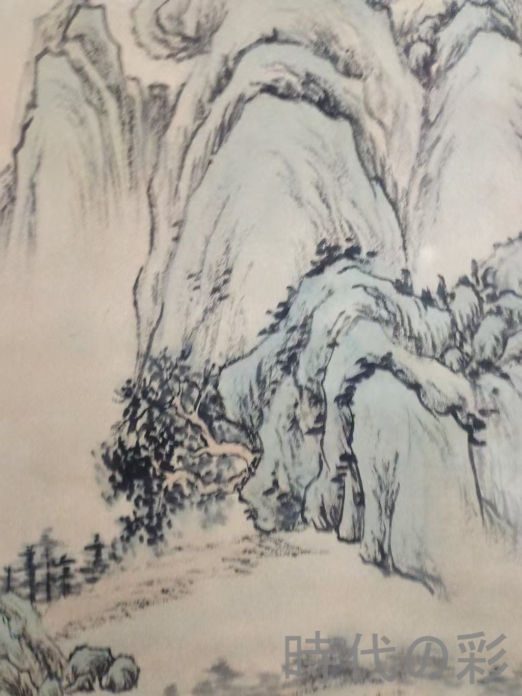 中国古美術.明時代.王監款.花鳥図.宣紙画.三尺手描き.肉筆.掛け軸.絵画