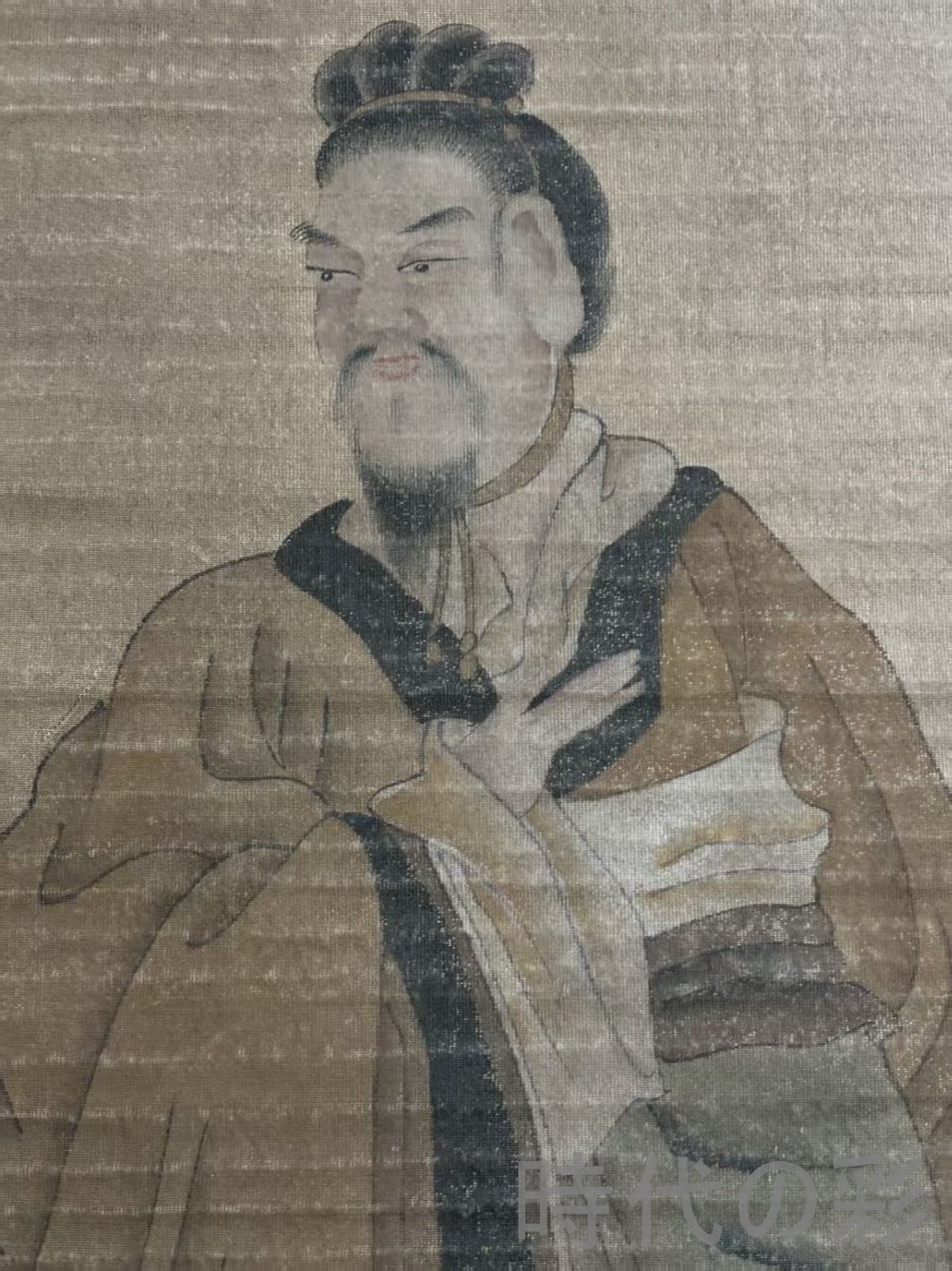 中国古美術 布包手巻画 明代丁雲鵬 絹本 人物画 肉筆 細密描写 掛軸 書画 中国古美術 布包手巻画 明代丁雲鵬 絹本 人物画 肉筆 細密描写 掛軸