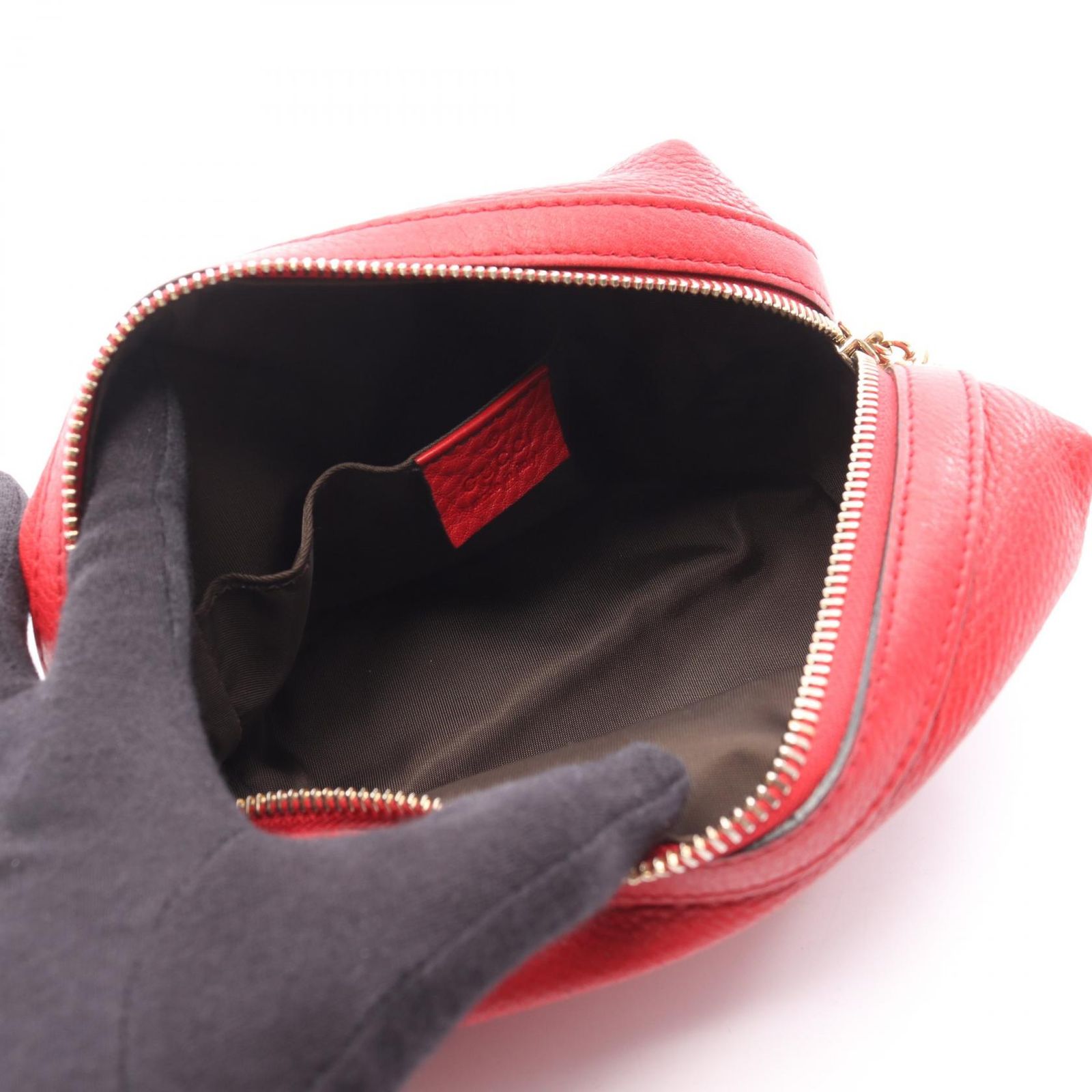 グッチ GUCCI ポーチ ソーホー インターロッキングG 308636 レッド