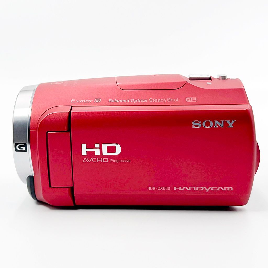 美品】ソニー SONY HANDYCAM HDR-CX680 R レッド デジタルHDビデオ