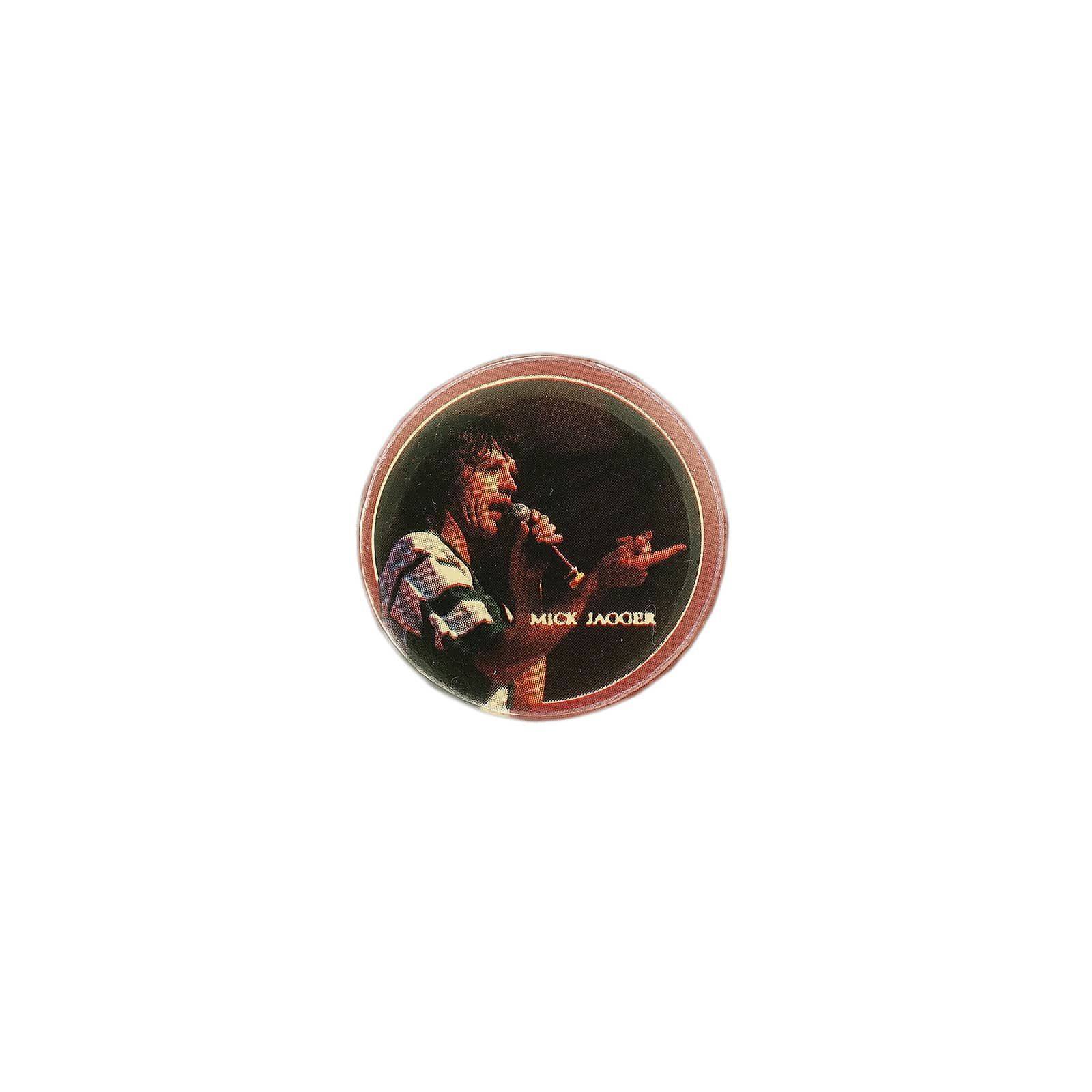 MICK JAGGER ミック・ジャガー 1983年 ビンテージ 缶バッジ ローリング