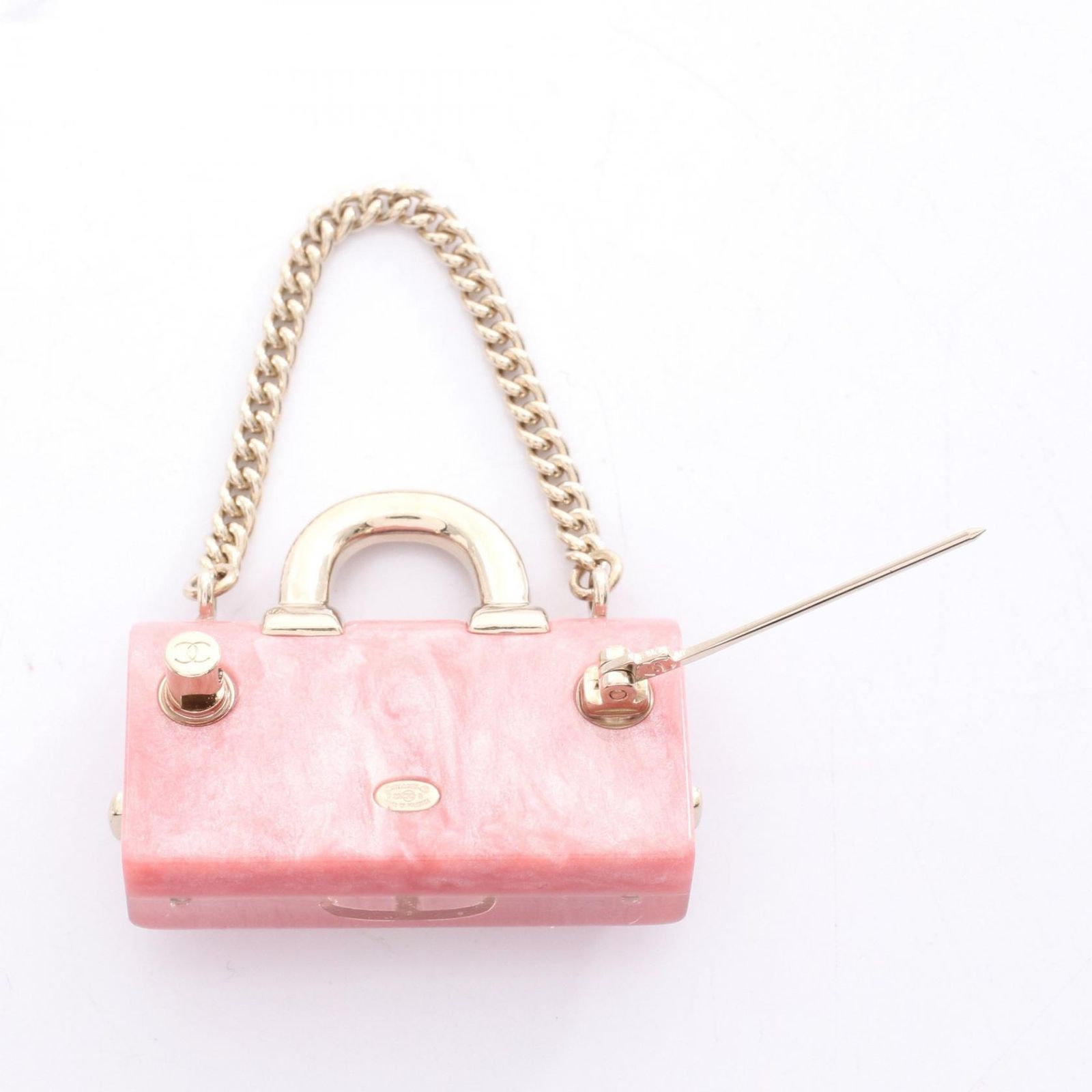 シャネル CHANEL ブローチ ココマーク バッグモチーフ GP（ゴールド