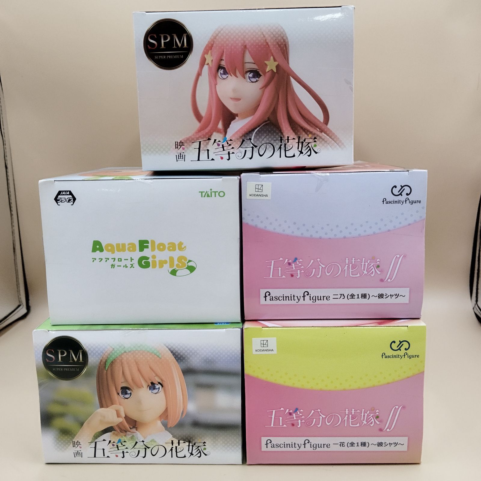 D9114】五等分の花嫁 フィギュア 5体セット まとめ売り - メルカリ