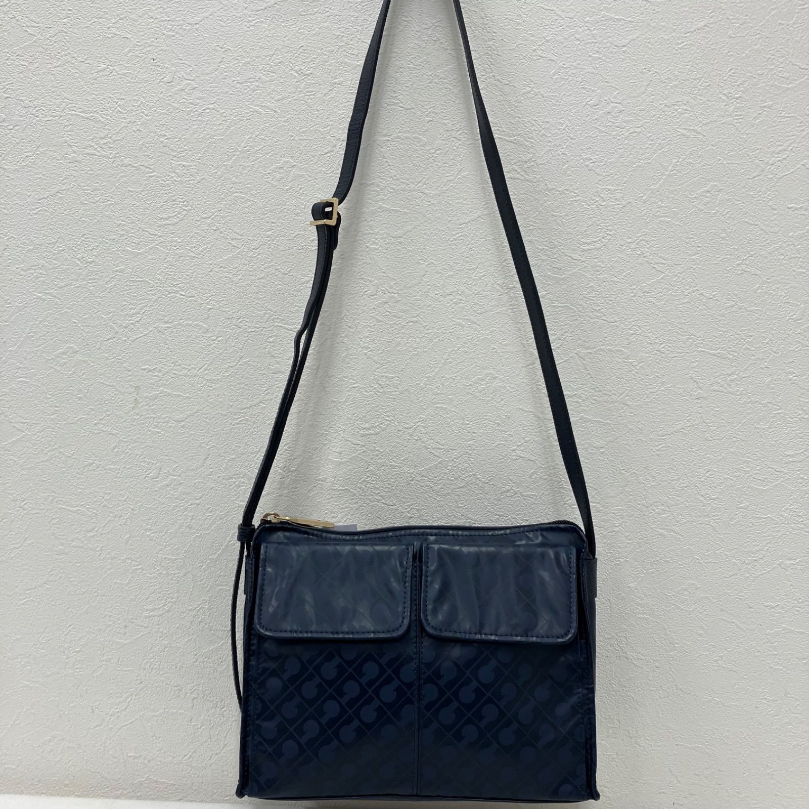 8464 GHERARDINI ゲラルディーニ ショルダーバッグ ネイビー 紺