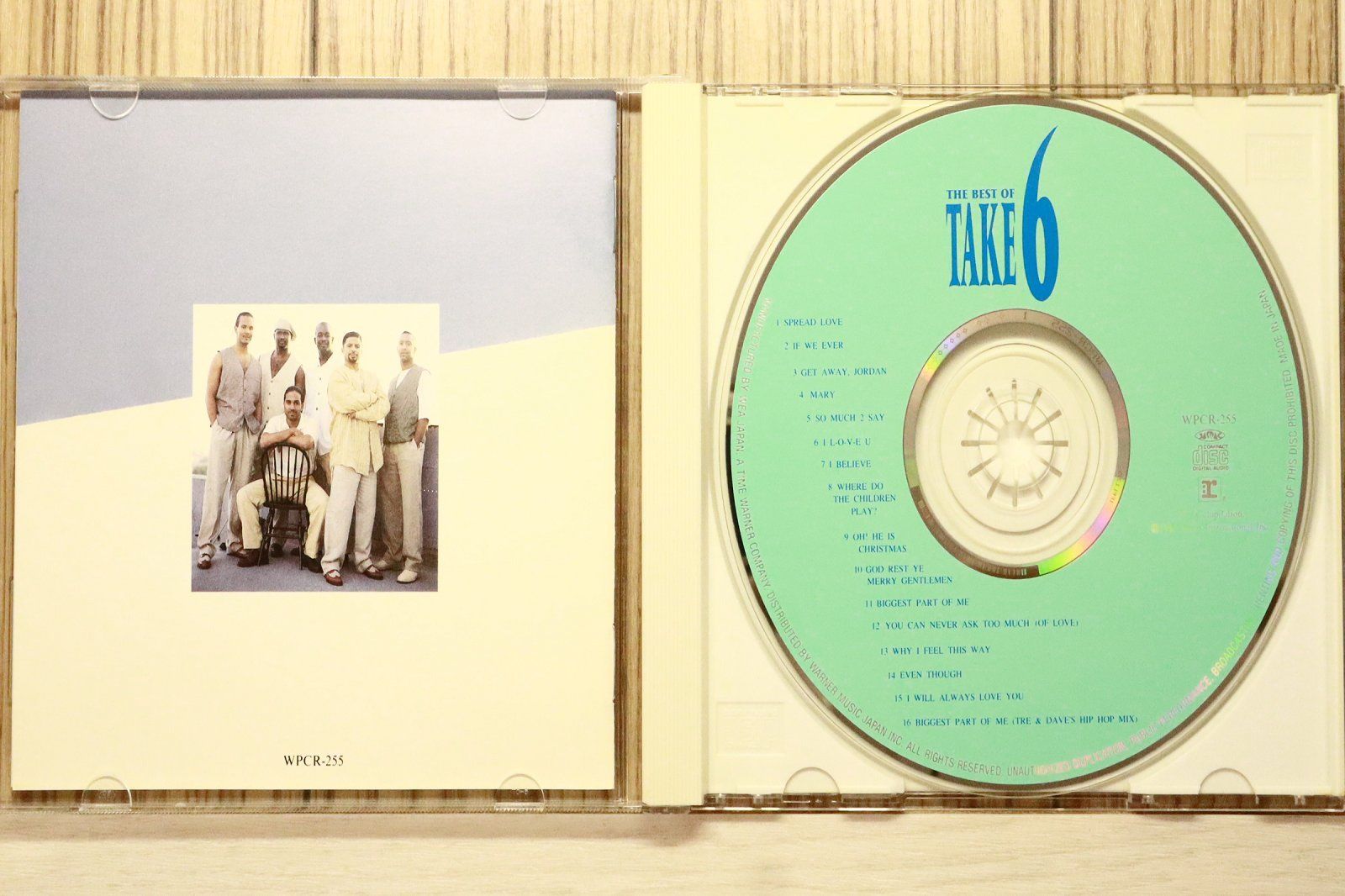 国内盤CD☆テイク6/TAKE 6□ ベスト・オブ・TAKE6 【WPCR255