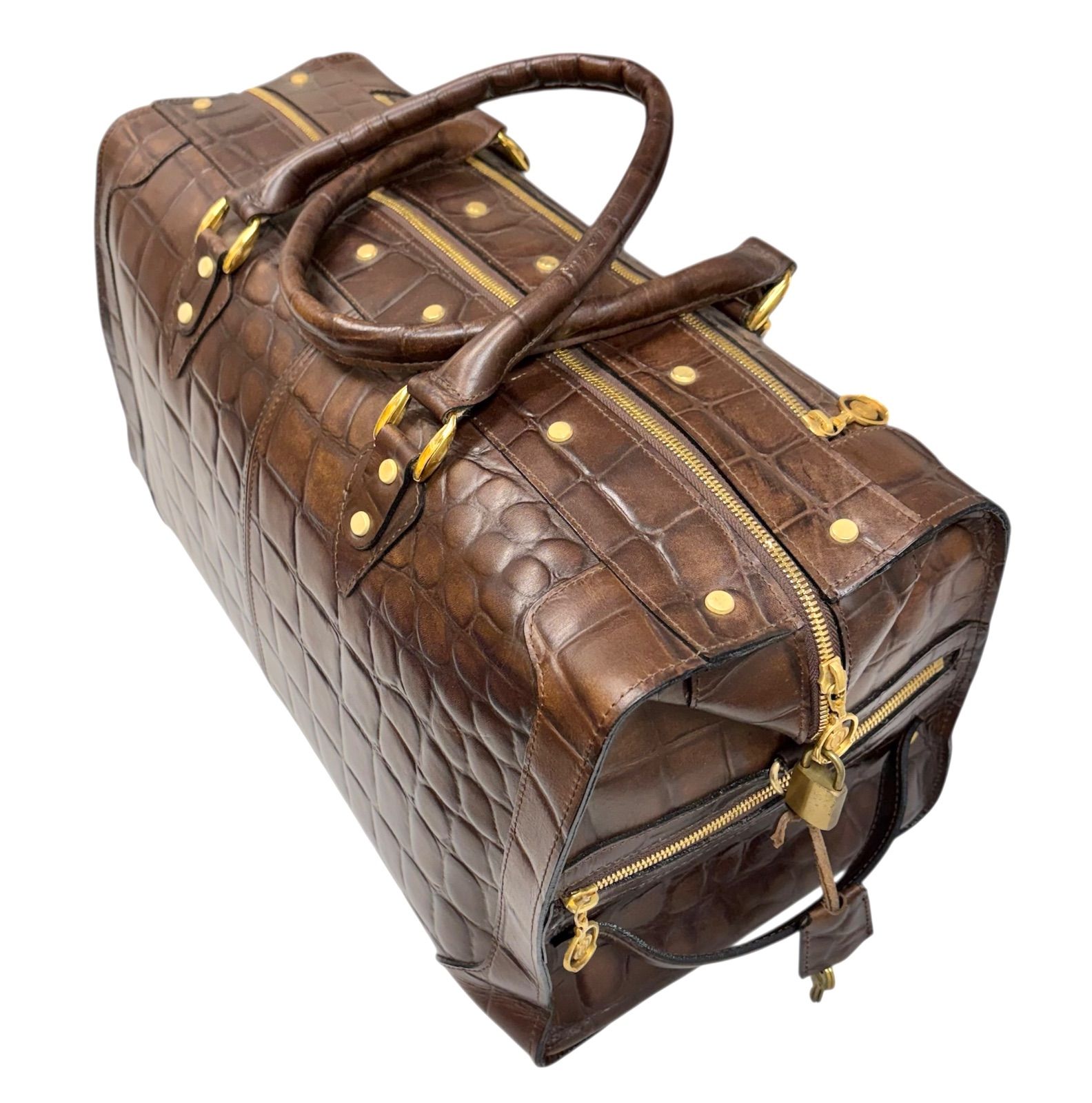 超希少 美品⭐️本革・クロコダイル型押し】 marumanマルマン