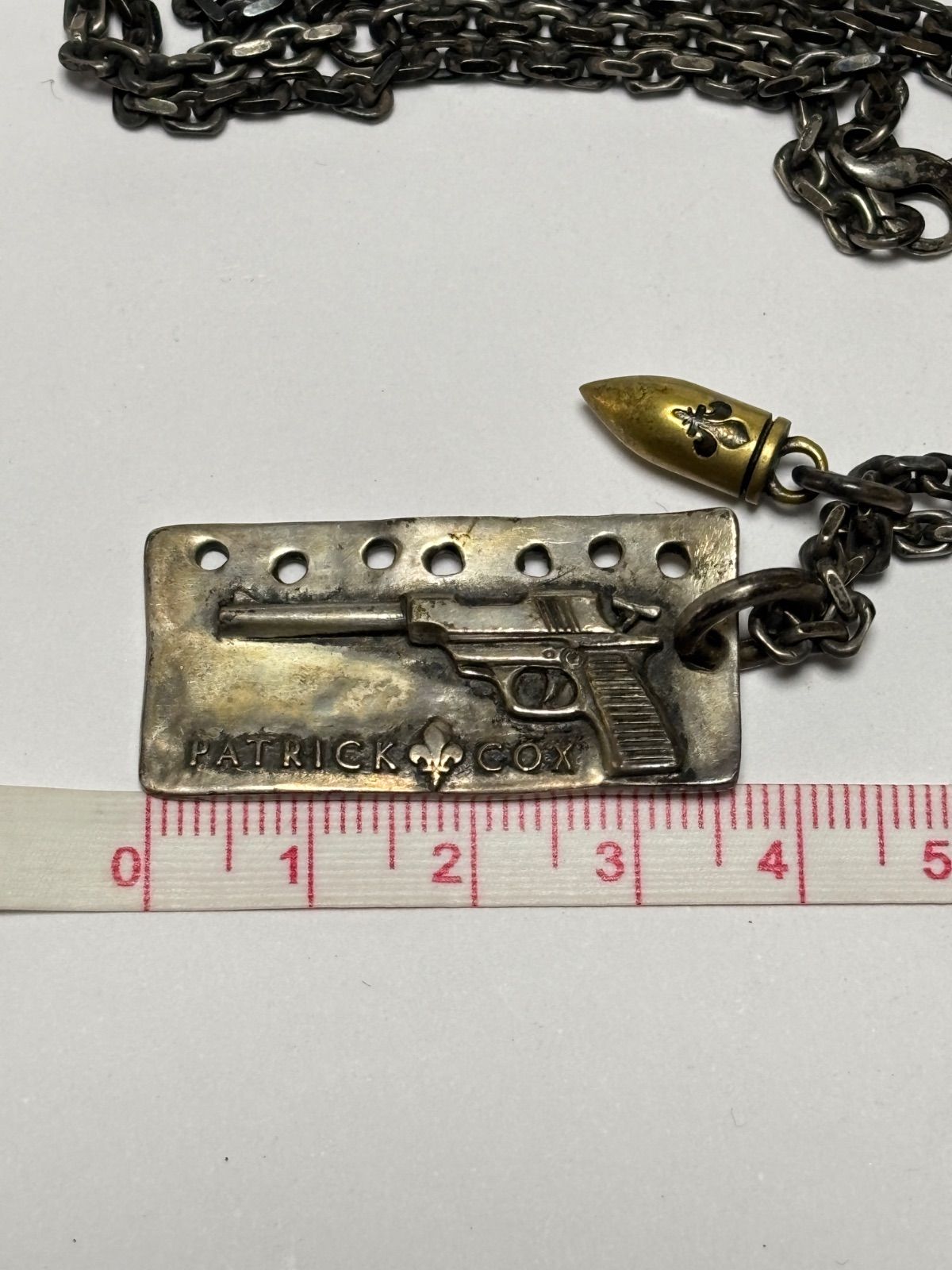 PATRICK COX silver 925 銀 ネックレス 銃 ピストル - メルカリ