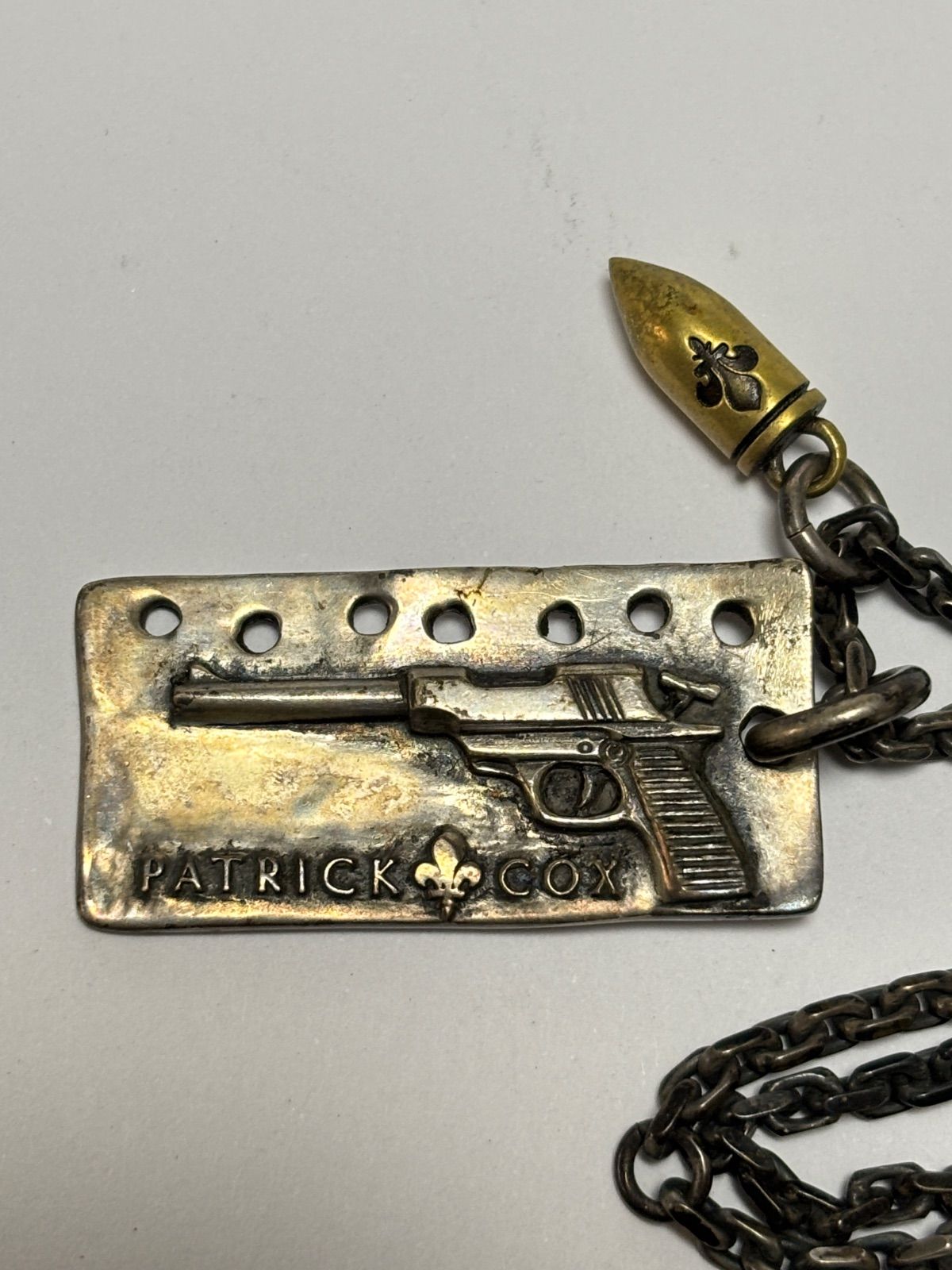 PATRICK COX silver 925 銀 ネックレス 銃 ピストル - メルカリ