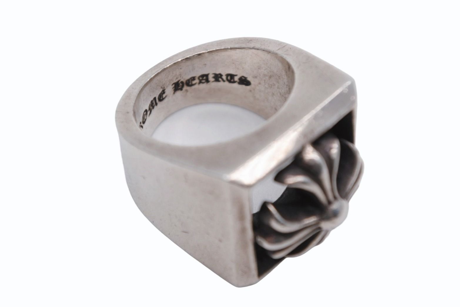 CHROME HEARTS クロムハーツ CHプラス レターブロック リング 15号