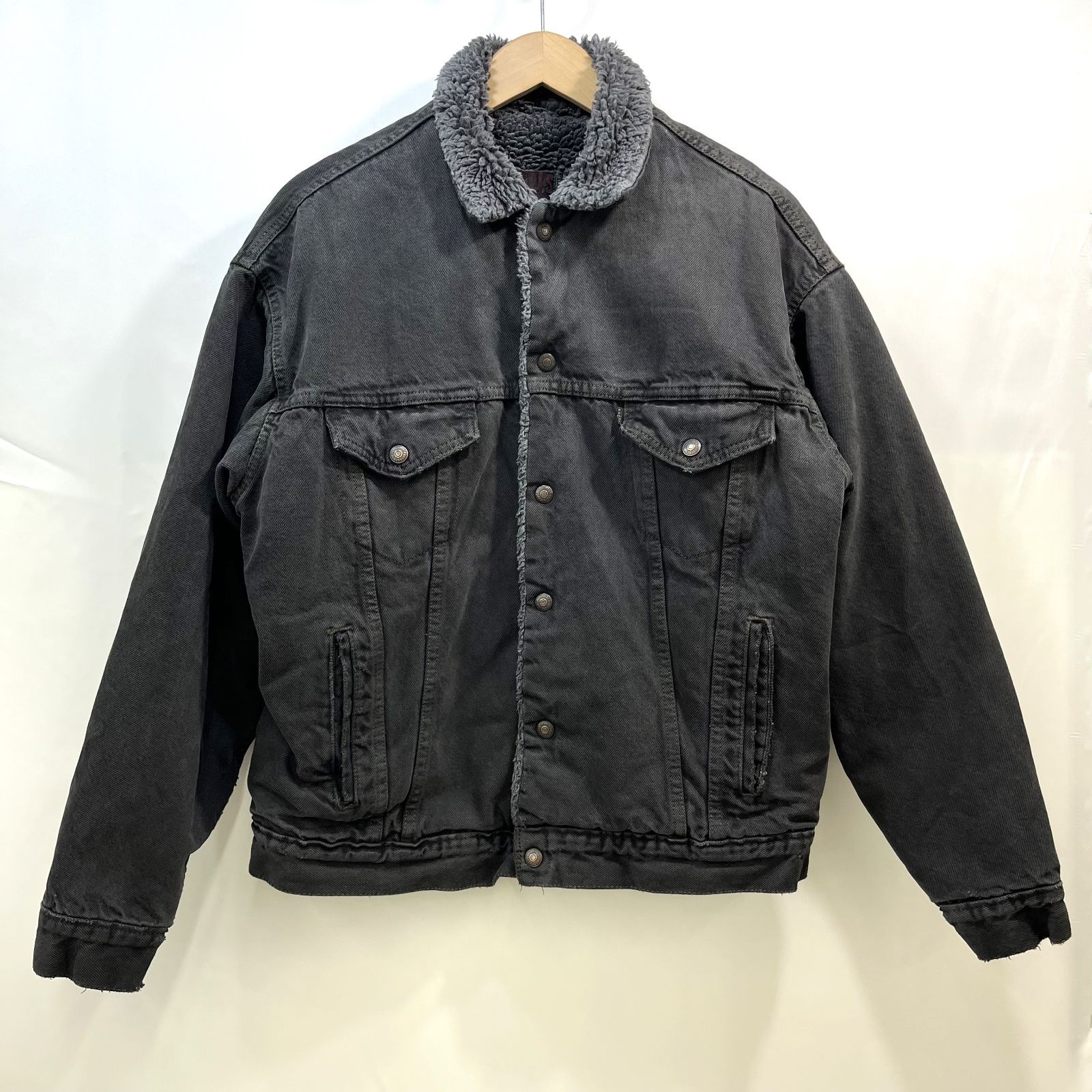 リーバイス　ボア　デニム Levi's リーバイス ボアデニムジャケット size:M USA製 ブラック