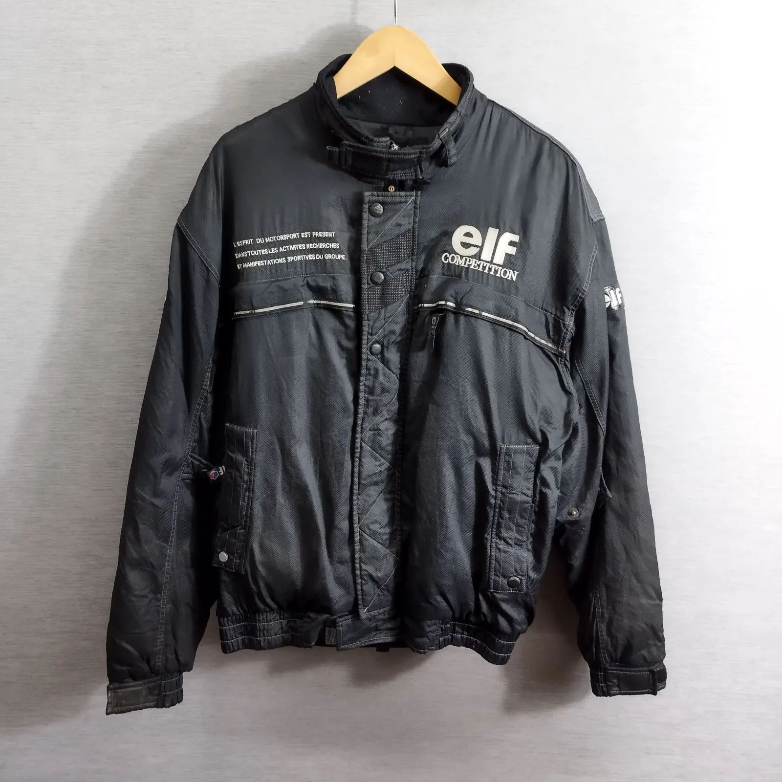 elf エルフ レーシング ジップアップ ジャケット ライダース バイク