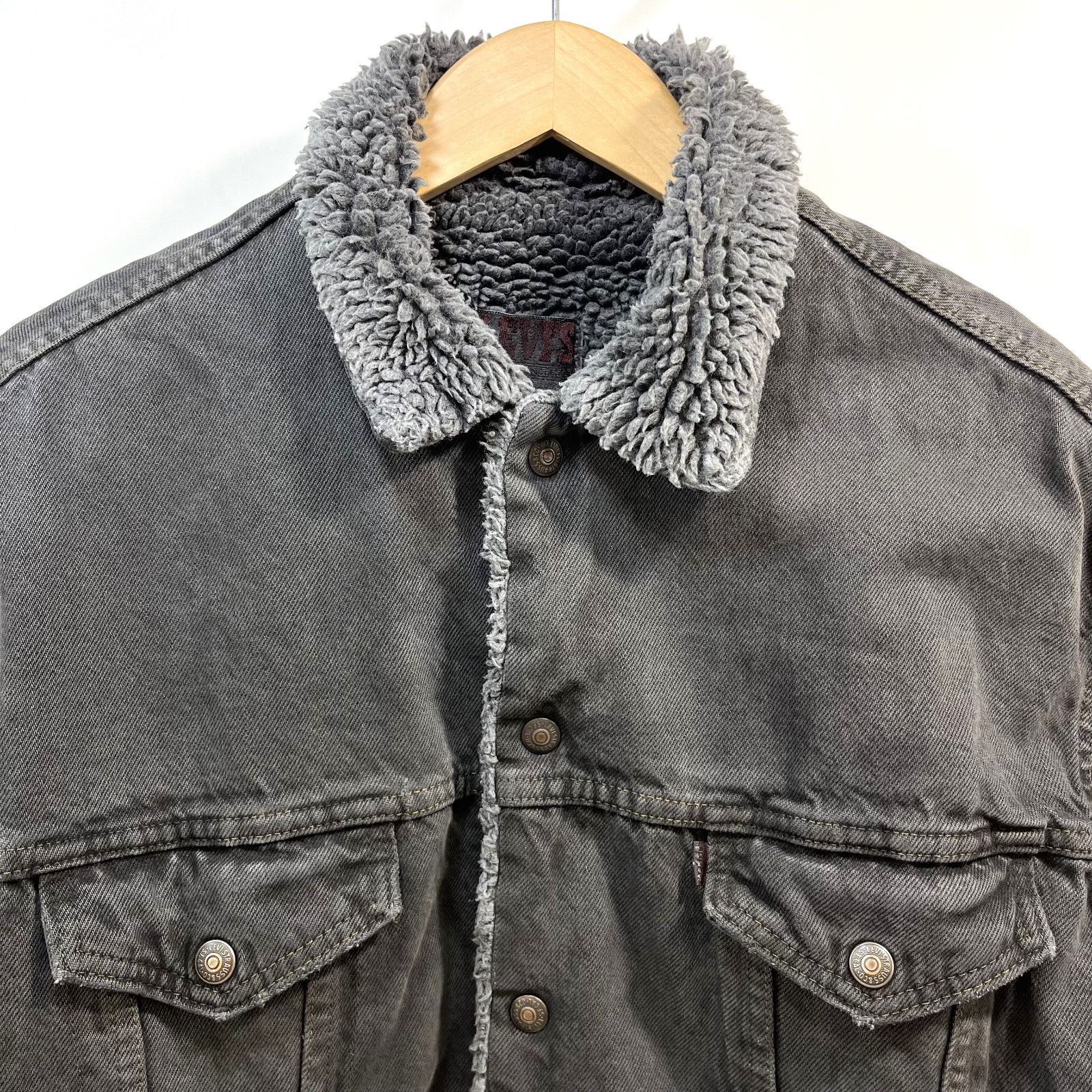 Levi's リーバイス ボアデニムジャケット size:M USA製 ブラック