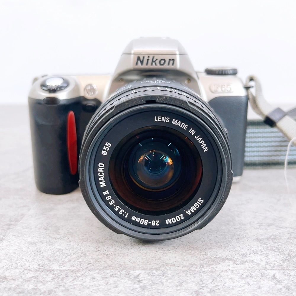 H-499 Nikon F65 フィルム一眼レフカメラ シルバー SIGMA 28-80mm F3.5