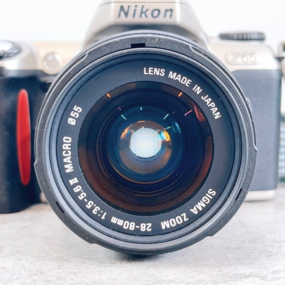 H-499 Nikon F65 フィルム一眼レフカメラ シルバー SIGMA 28-80mm F3.5