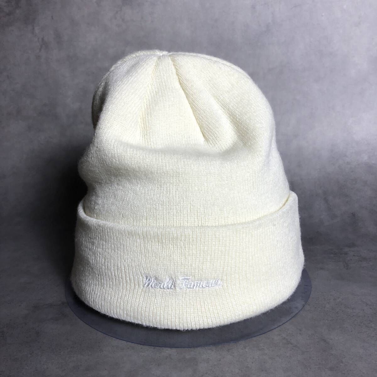 PQ050◇Supreme : New Era Cross Box Logo Beanie◇アイボリー系