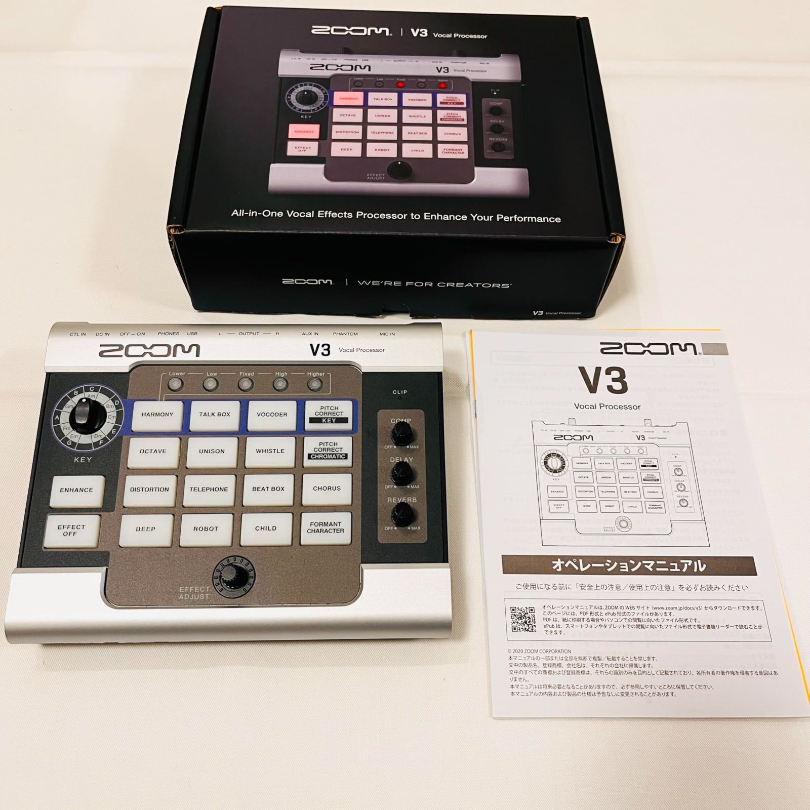 ZOOM 配信用ボイスチェンジャー ボーカルエフェクター V3 No2321