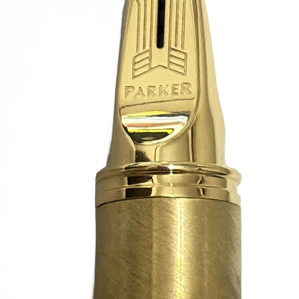 PARKER(パーカー) 万年筆美品 - シルバー×ゴールド インクあり(黒