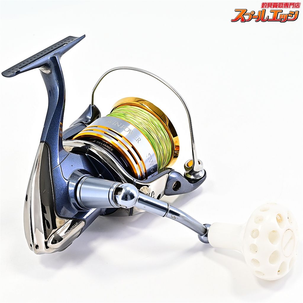 【シマノ】 09ツインパワー SW6000HG 44mm樹脂製カスタムハンドルノブ