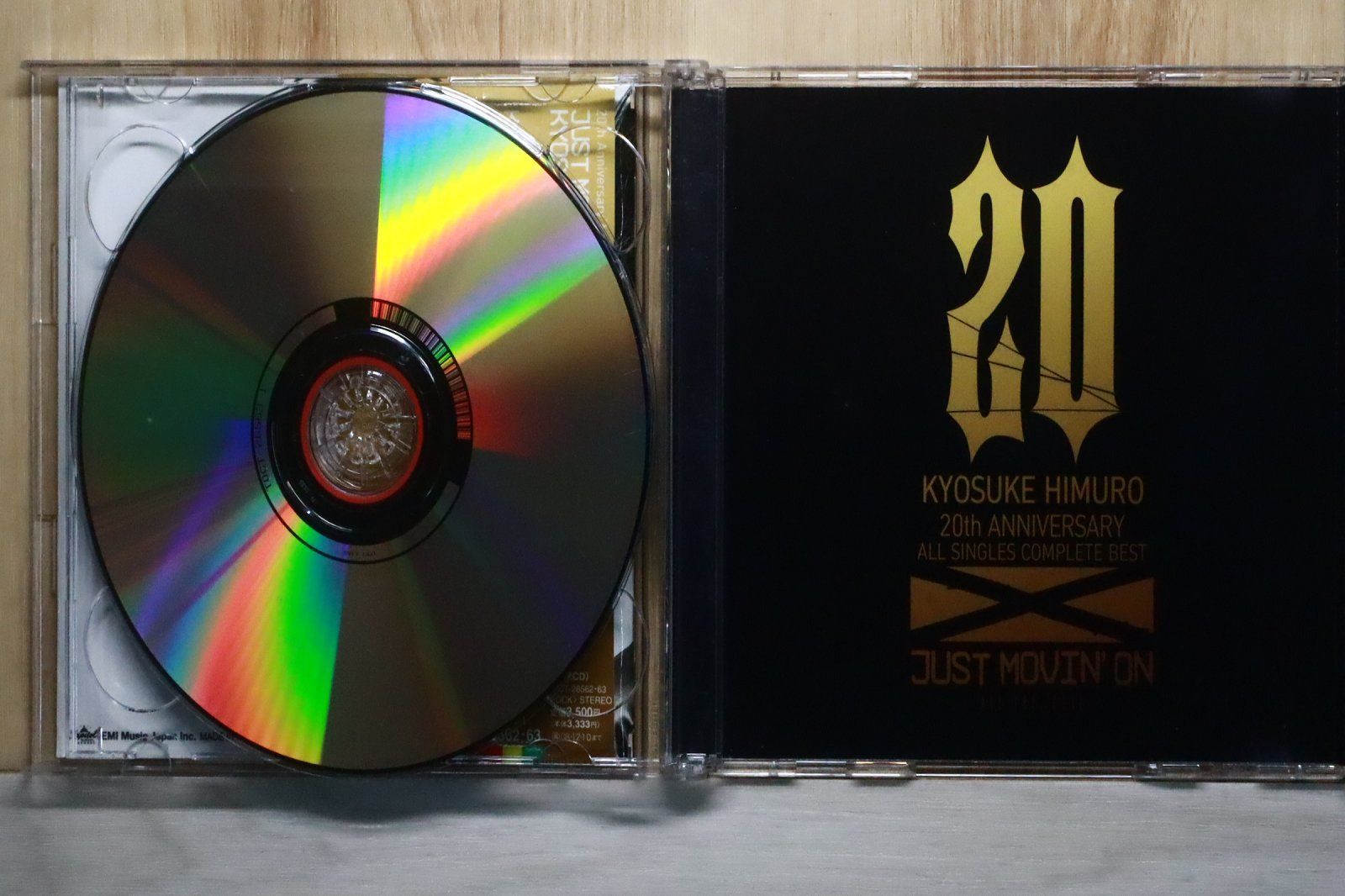 た*ぴ様 KYOSUKE HIMURO 20TH JUST Movin’ ON た*ぴ様 KYOSUKE HIMURO 20TH JUST Movin' ON JUST MOVIN' ON ~ ALL