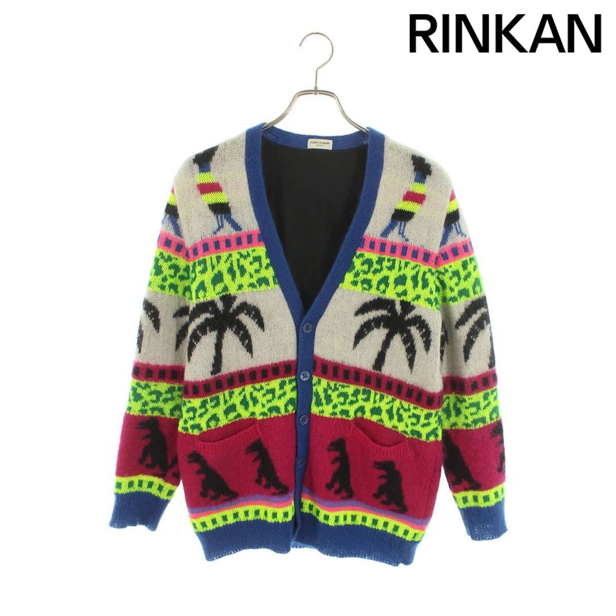 サンローランパリ 16SS 408949 Y1XI2 ジャガードモヘアニット