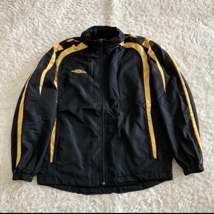 90s UMBRO アンブロ ナイロンセットアップ 刺繍ロゴ Y2K サイズL