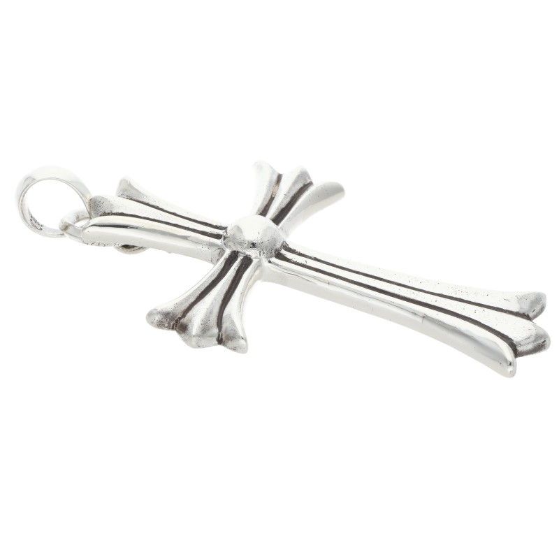 クロムハーツ CH CRS LG W/BALE/ラージCHクロス Wベイル/シルバー