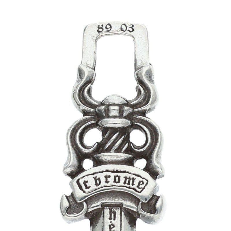 クロムハーツ #5DAGGER ZIP1/#5ダガーチャーム シルバーネックレス