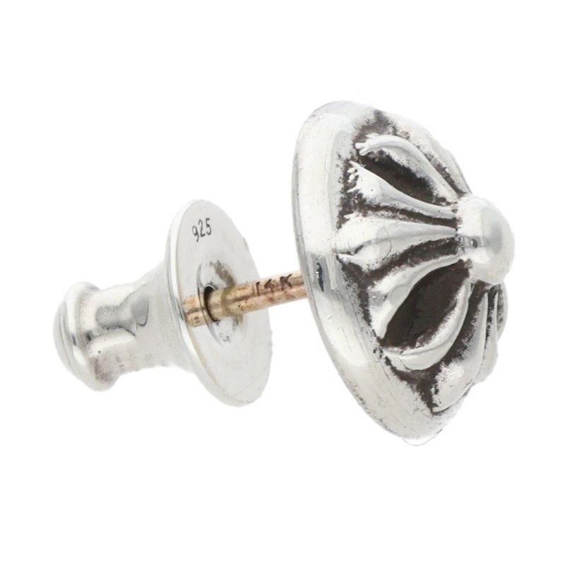クロムハーツ STUD CRSBLL/クロスボールスタッド シルバーピアス