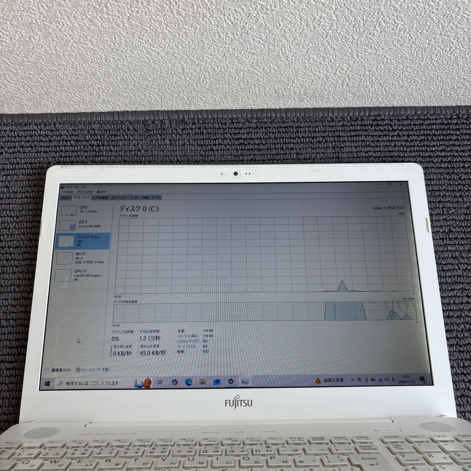 富士通lifebook AH50-A3 i7-6700HQ メモリ4GB SSD 128GB Win10 - メルカリ