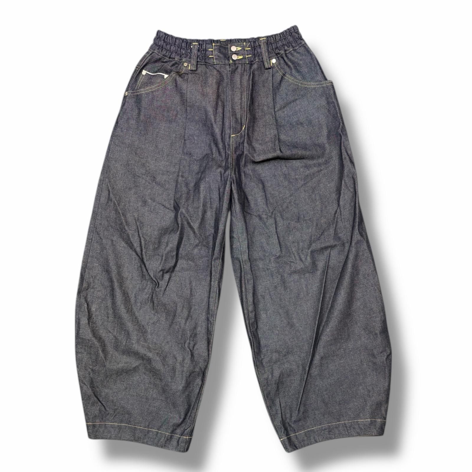 参考上代34100円 CLESSTE SELVEDGE DENIM MASSIVE PANTS デニムパンツ