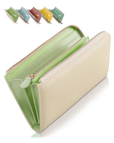 アンコール 小さい 長財布 3 cm小さい長財布 高見え バイカラー 本革 財布 レディース 小さめ 薄い 薄型 プレゼント ギフト 女性 スキミング防止 軽量 コンパクト 革 L字 ジャパン アッシュグレー cbf 61010