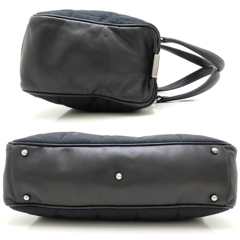 CHANEL シャネル ボストンバッグ ハンドバッグ チョコバー ナイロンx