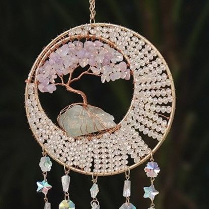 アメジスト 天然石 ドリームキャッチャーストラップ 楽天市場